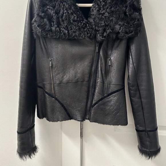 Zac Posen Women's Shearling Jacket - Picture 3 of 8